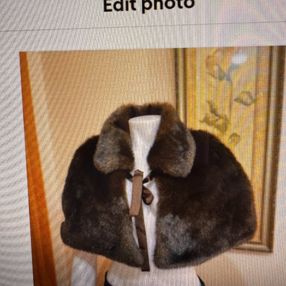 Faux Fur One Size Fitts Must Dark Brown Formal
